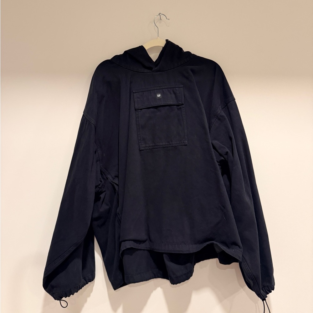 GAP YZY Charcoal Hooded Jacket Sateen Anorak